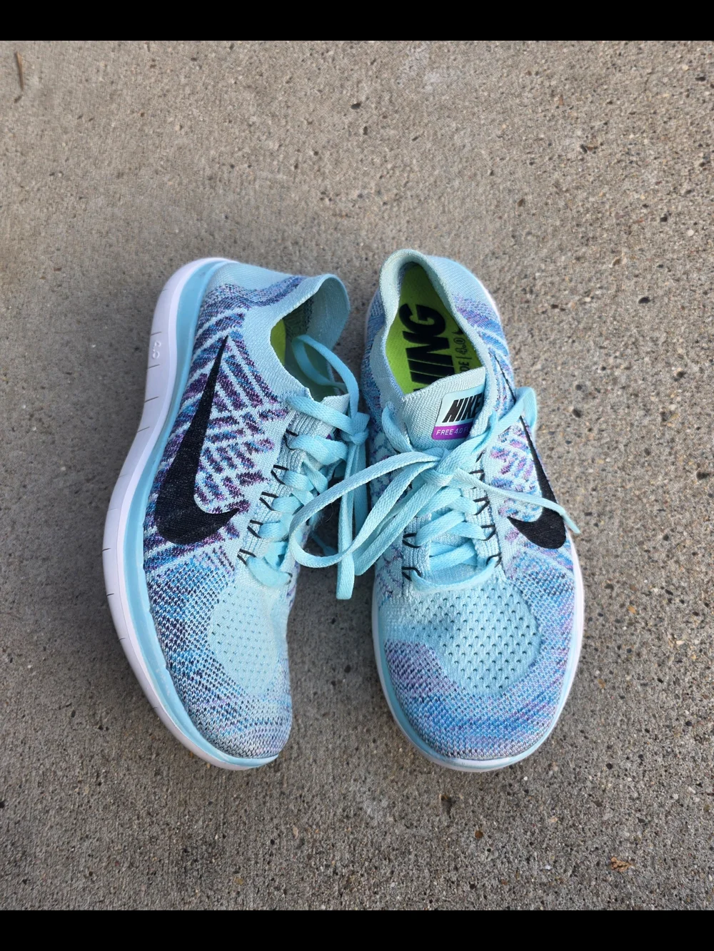 Nike Women's Free 4.0 Flyknit  Size 7
